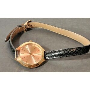 Michael Kors MK2322 Ladies Watch Wrap Watch Black Strap